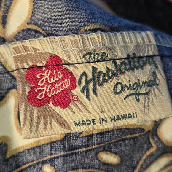 Hilo Hattie Hawaiian Original NWOT Blue Floral Skort szL - Picture 5 of 7